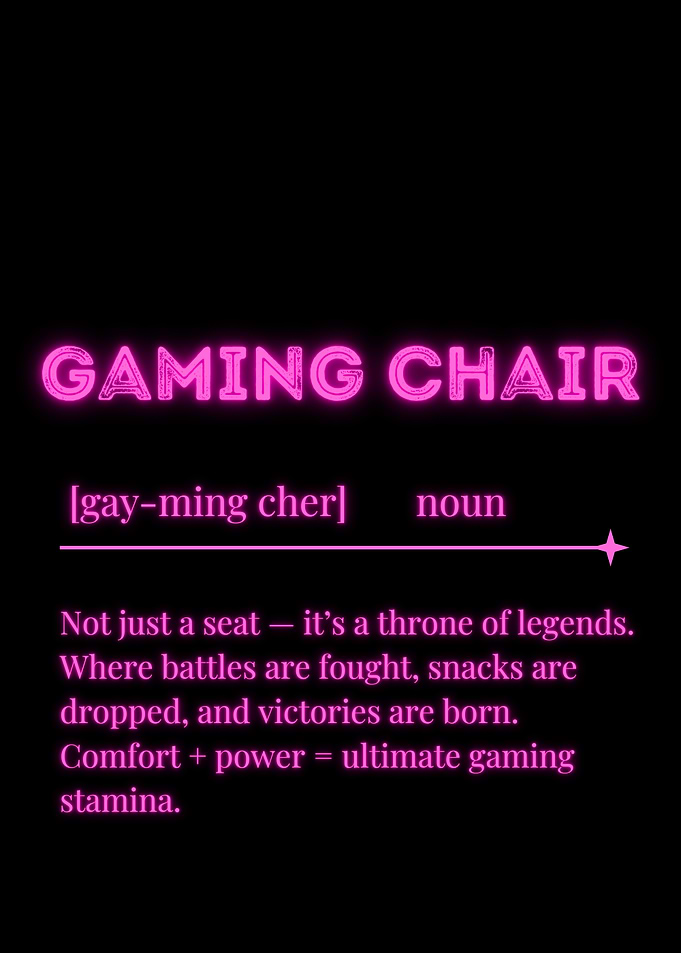 Gaming Chair Definition Neon