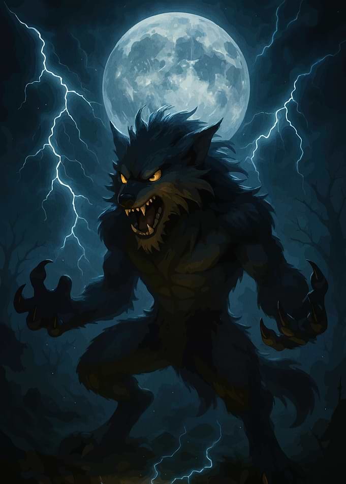 Werewolf moonlight