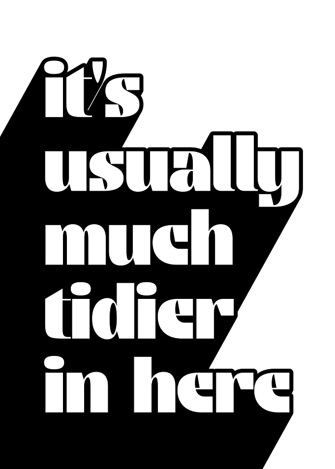 It's Usually Much Tider Here