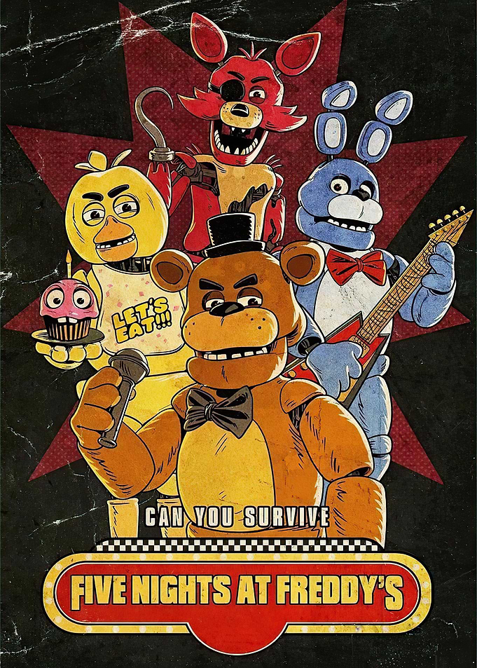 Five Nights at Freddy's Group Poster