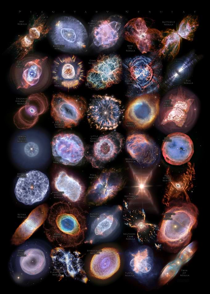 Planetary Nebulae Compilation