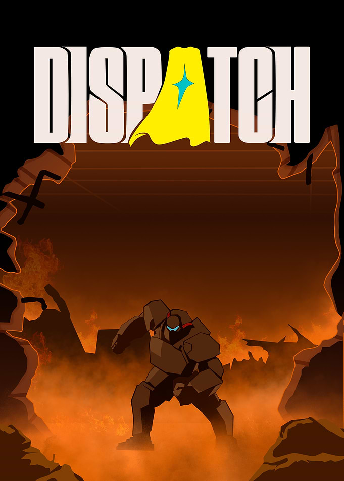 Dispatch mecha man scene art