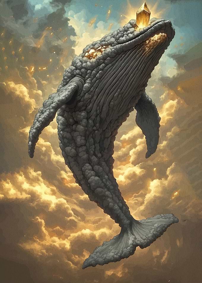 Celestial Whale Crystal Crown