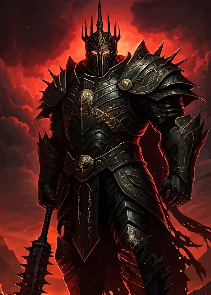Dark Knight Armor Mace