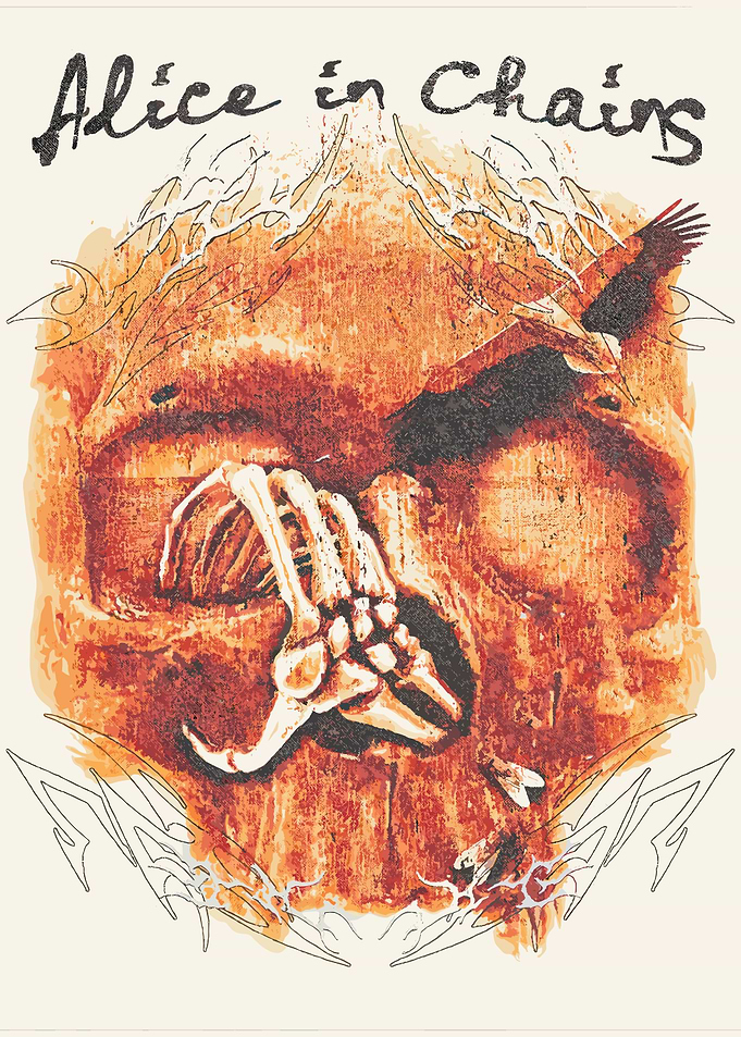 Alice in Chains Skull and Eagle