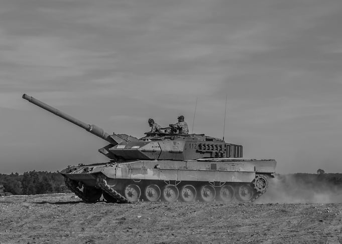 Leopard 2 Tank in Action