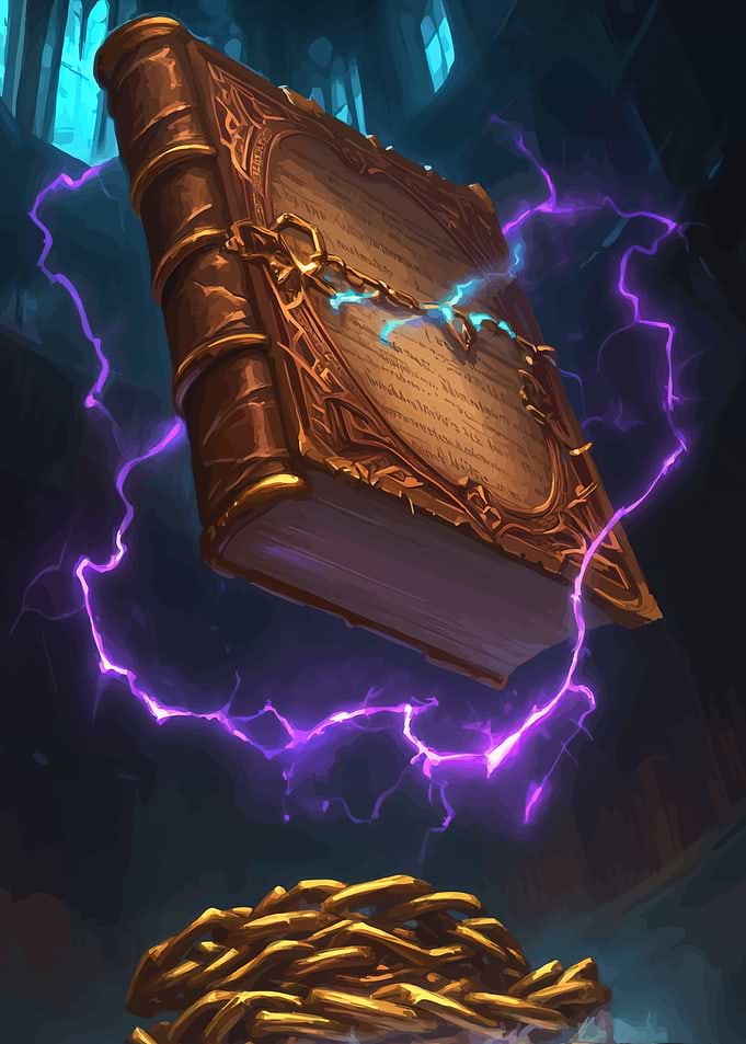 Mystical Book Lightning