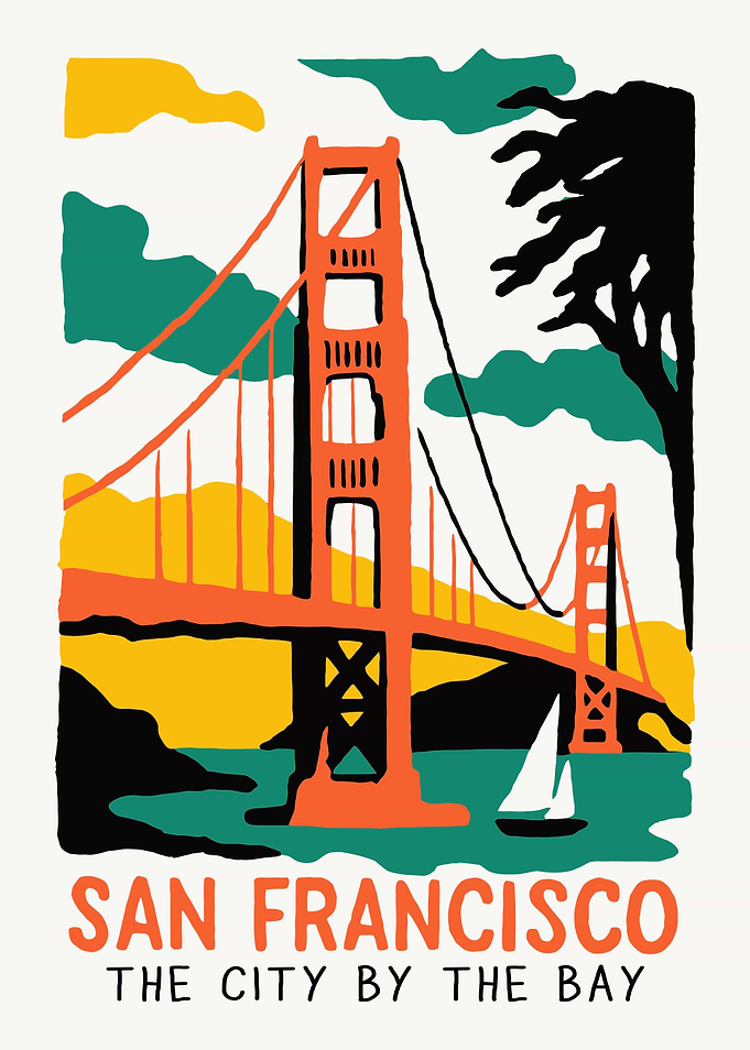 San Francisco Golden Gate Bridge Poster