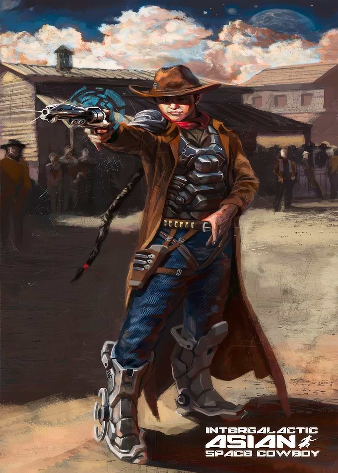 Intergalactic Asian Space Cowboy