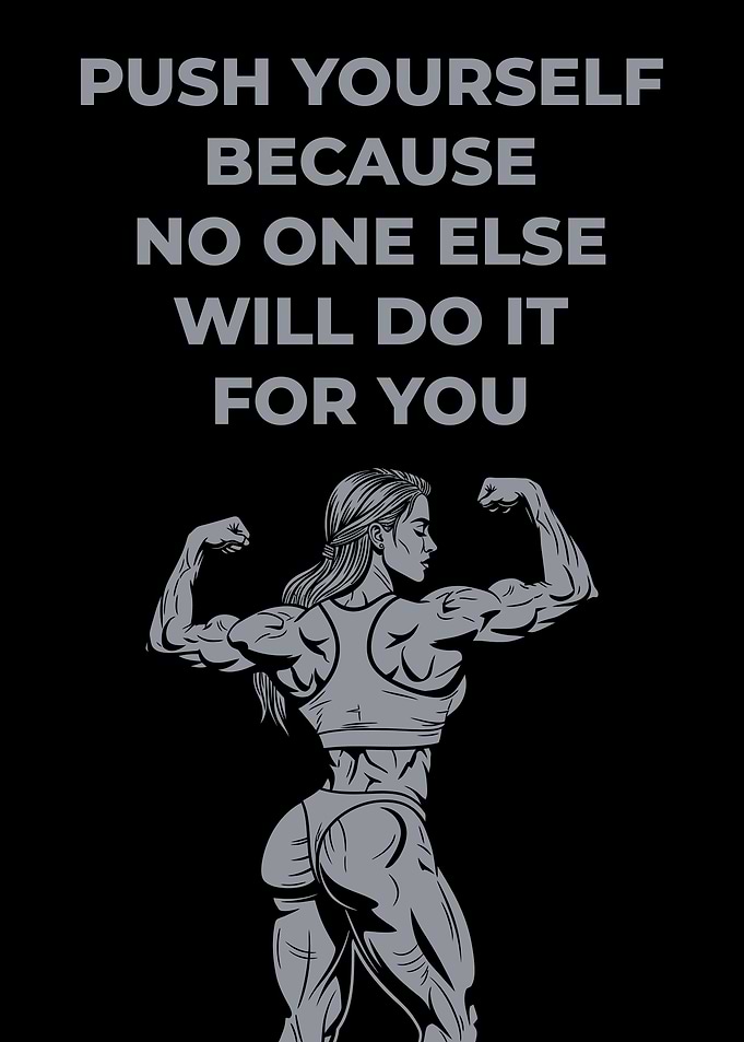 Motivational Fitness Woman