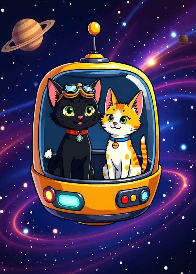 Cats Space Capsule