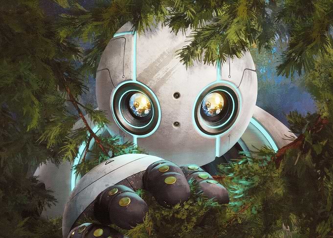Robot in the Woods