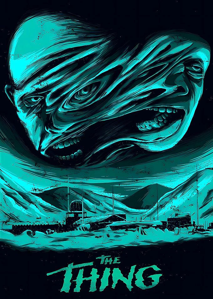 The Thing movie poster art