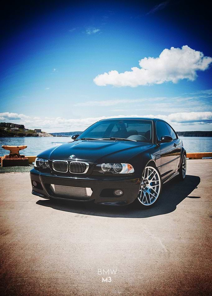 Black BMW M3 Poster