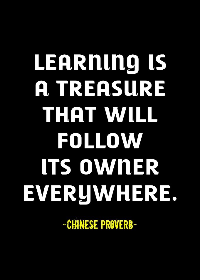 Learning is a Treasure Quote