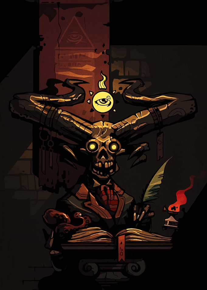 Horned Skull Scribe