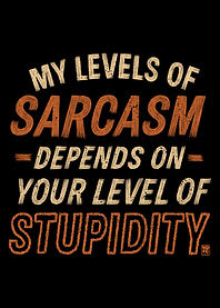 Sarcasm Level Text Art