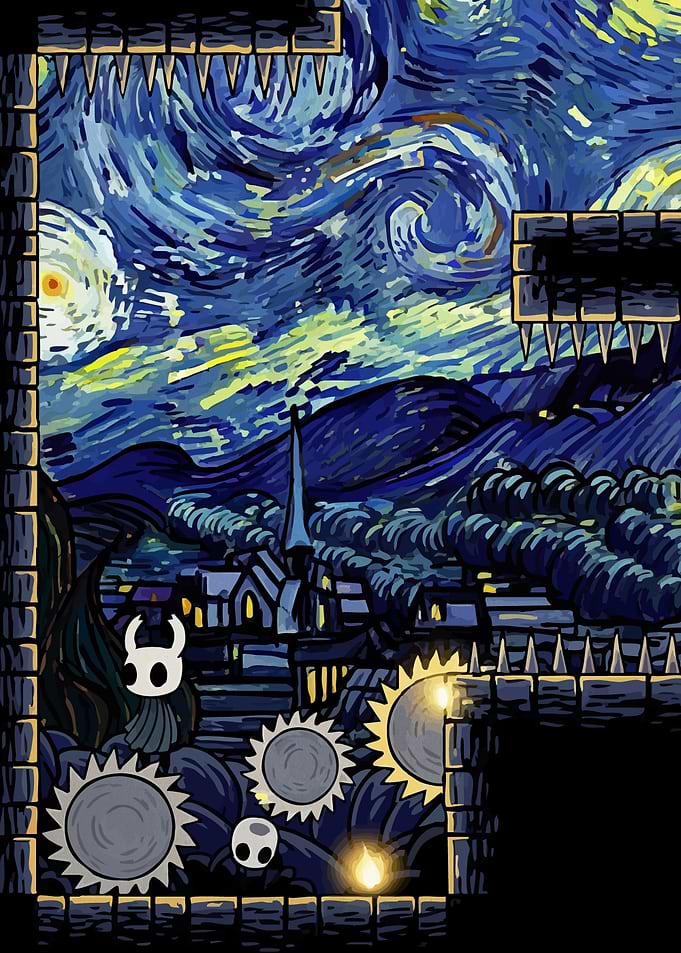 Hollow Knight Starry Night Mashup