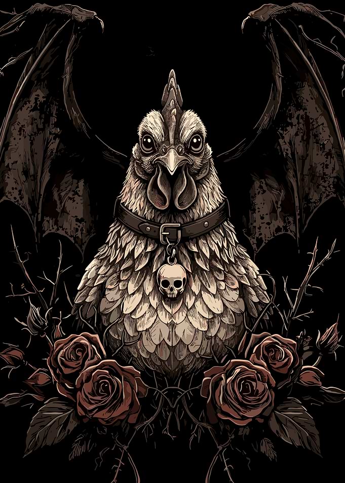Gothic Chicken with Wings