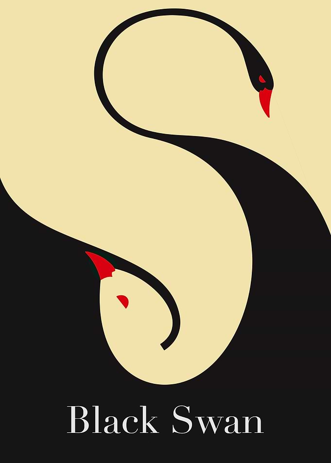 Black Swan Movie Minimalist Poster