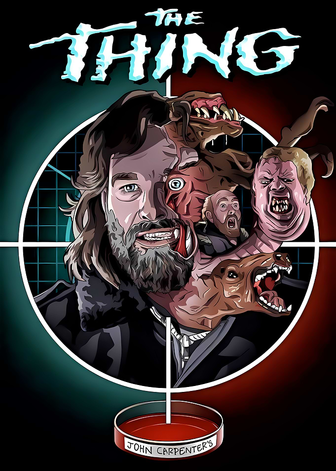 The Thing Movie Poster Fan Art