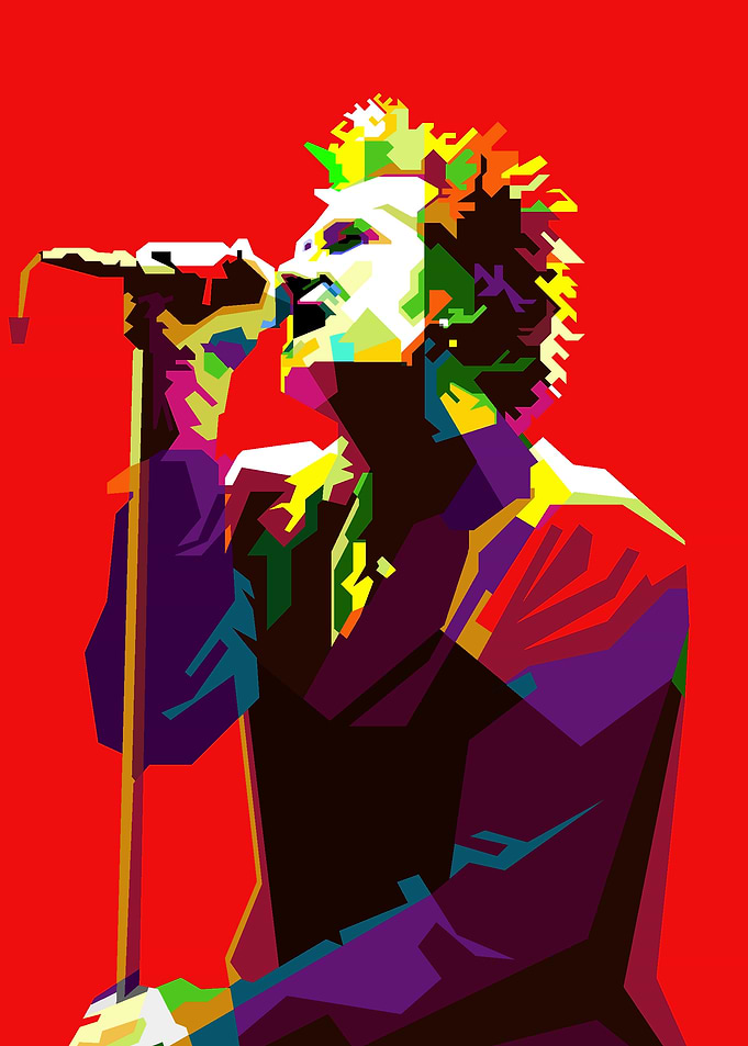 90s Grunge Rock Band Pop Art
