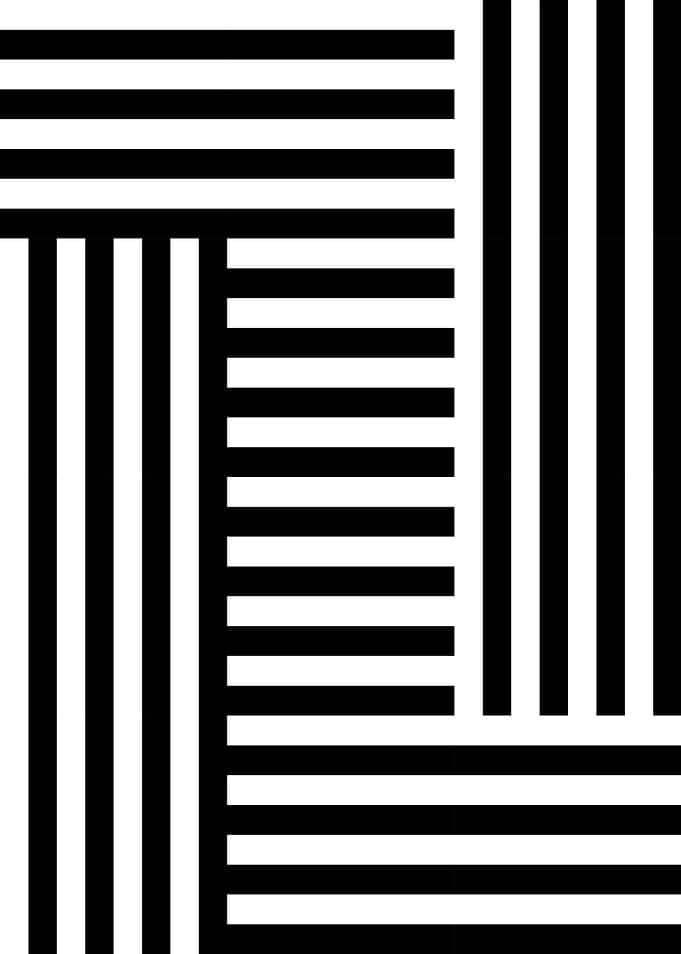 Black and White Striped Pattern
