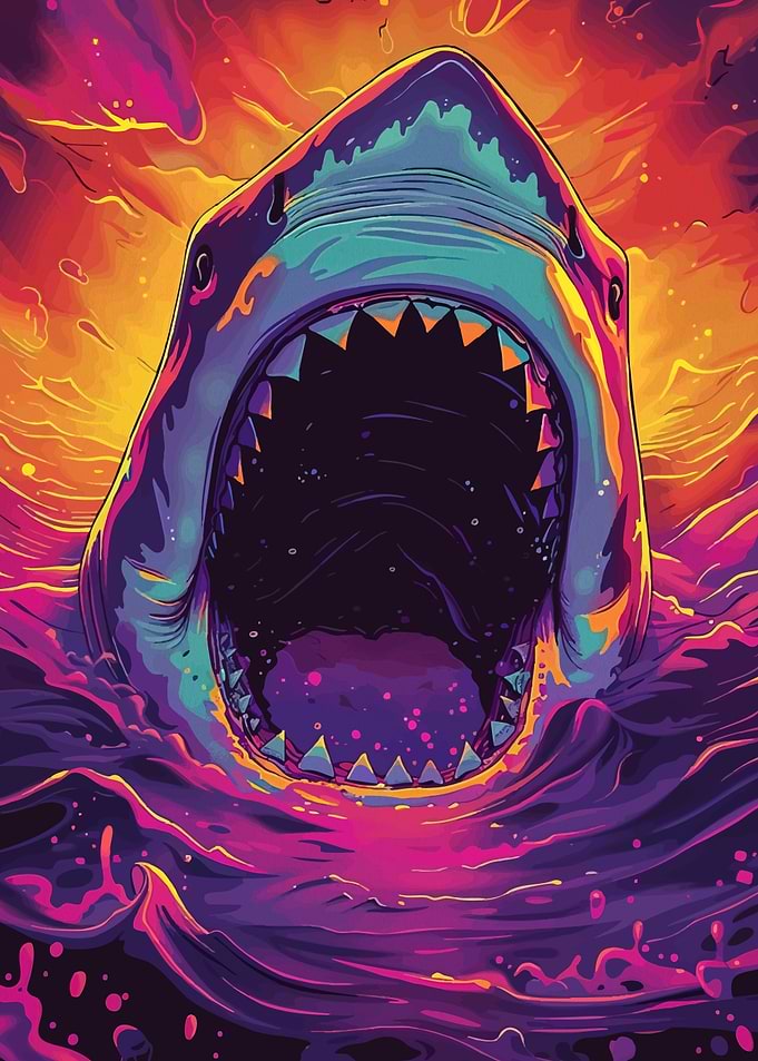 Psychedelic Shark Attack