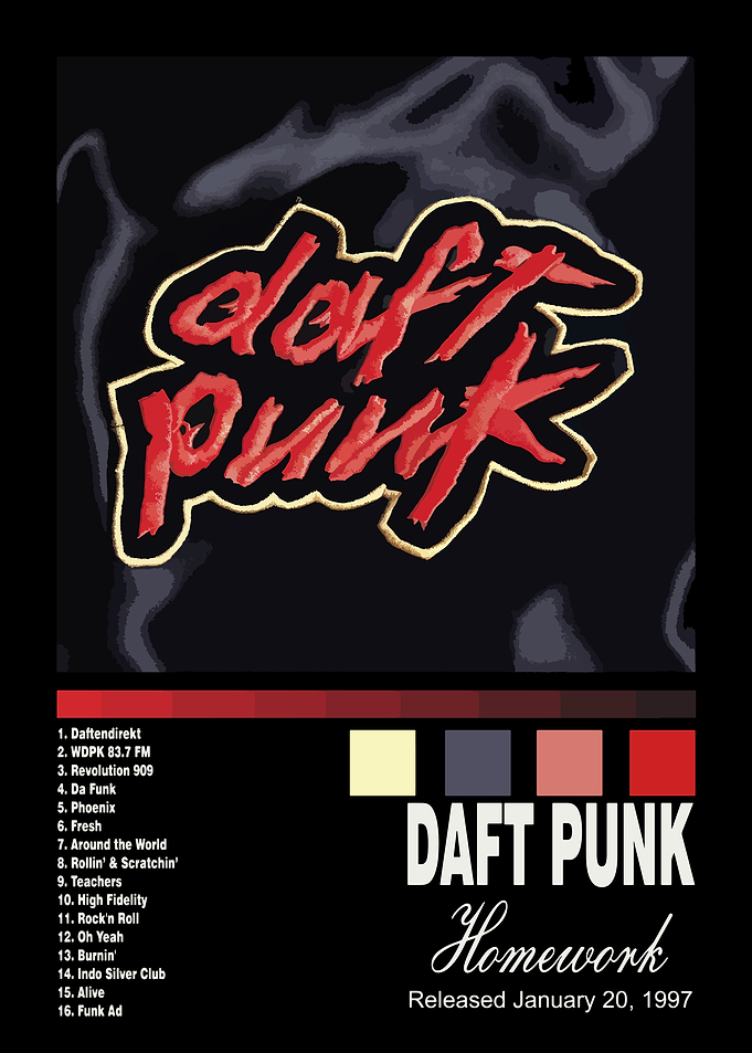 Daft Punk Homework Album Cover Art