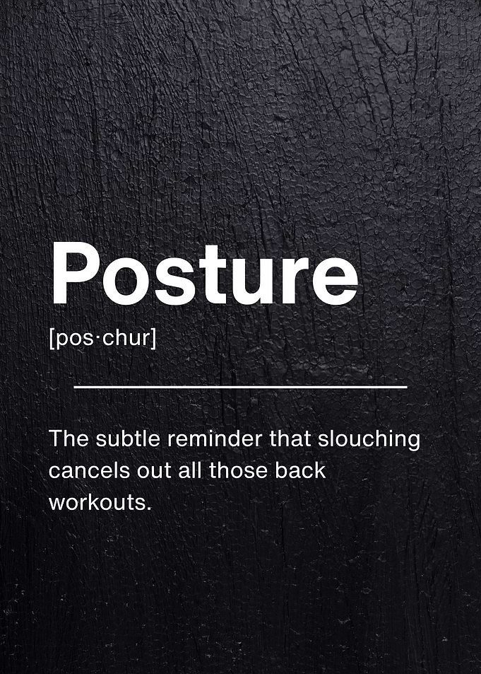 Posture Funny Definition