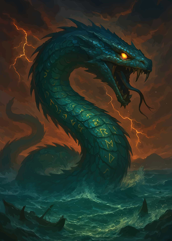 Jormungandr Midgard Serpent