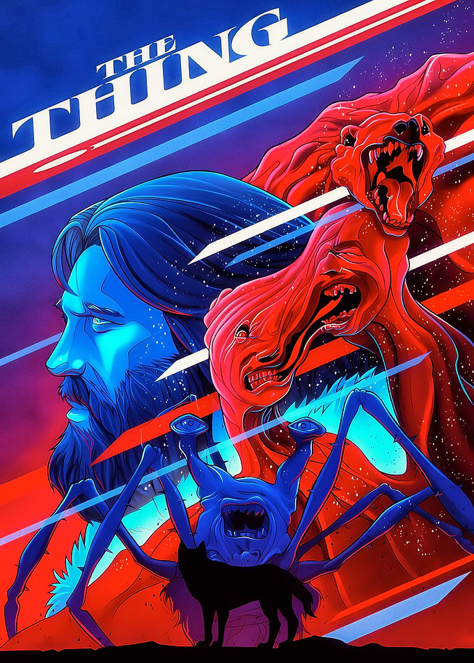 The Thing Movie Poster Art