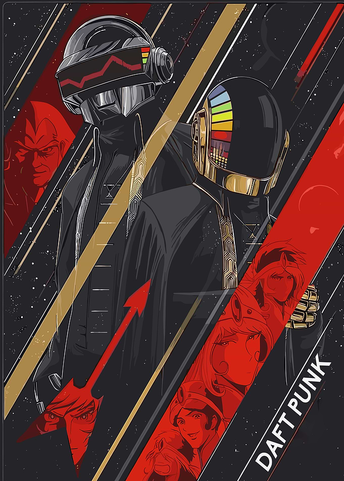 Daft Punk Poster Art