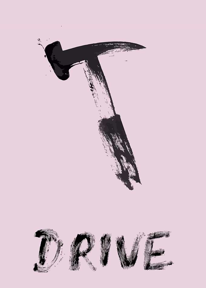 Hammer and Drive Text Art