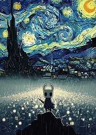 Hollow Knight Starry Night Mashup