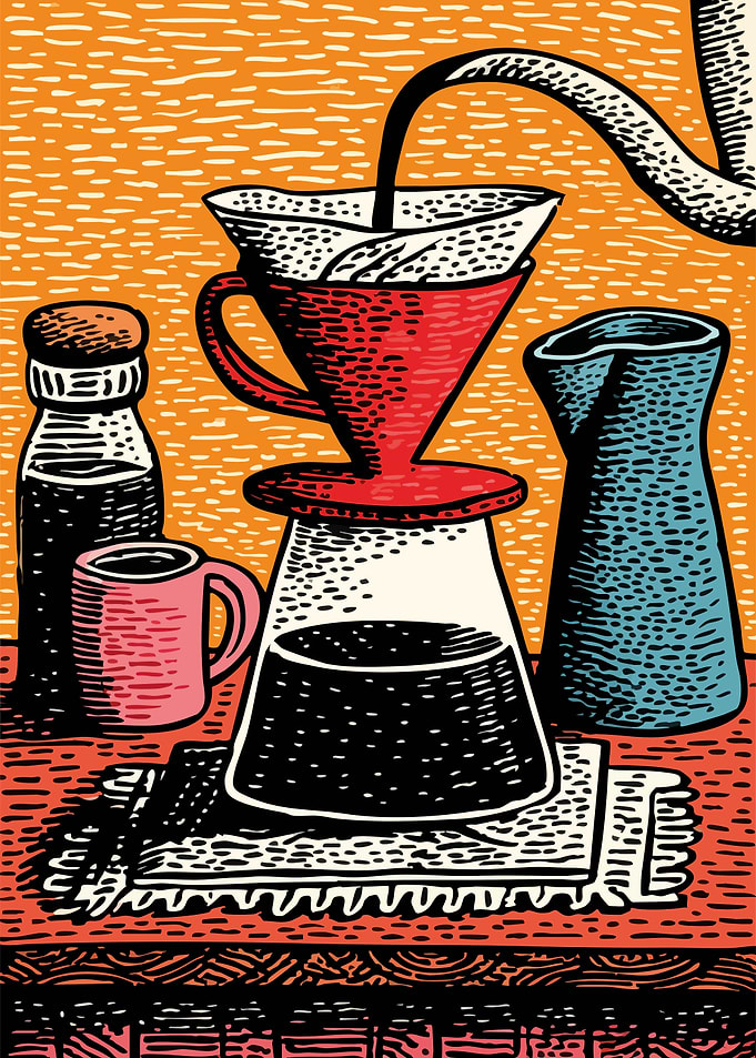 French Style - Pour Over Coffee