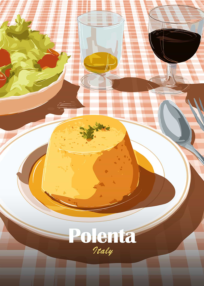 Polenta Dish Still Life