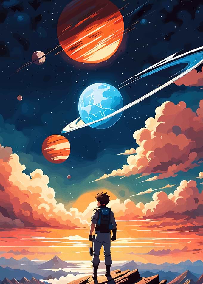 Space Explorer Mountain Peak