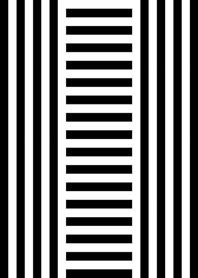 Black and White Stripe Pattern