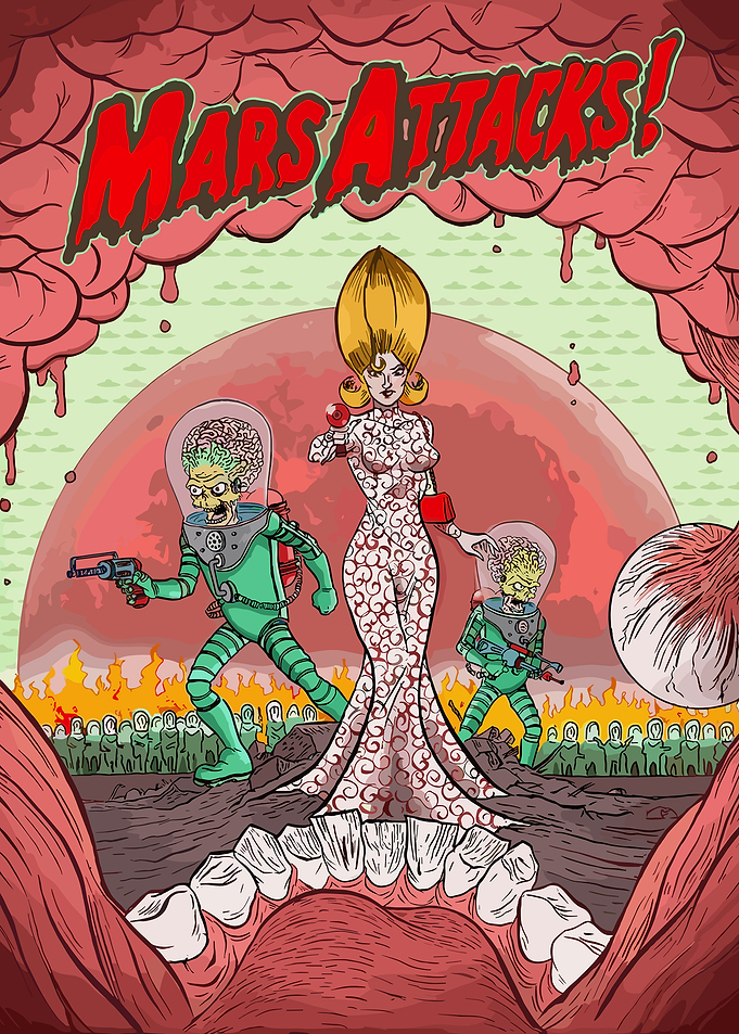 Mars Attacks! Invasion Artwork