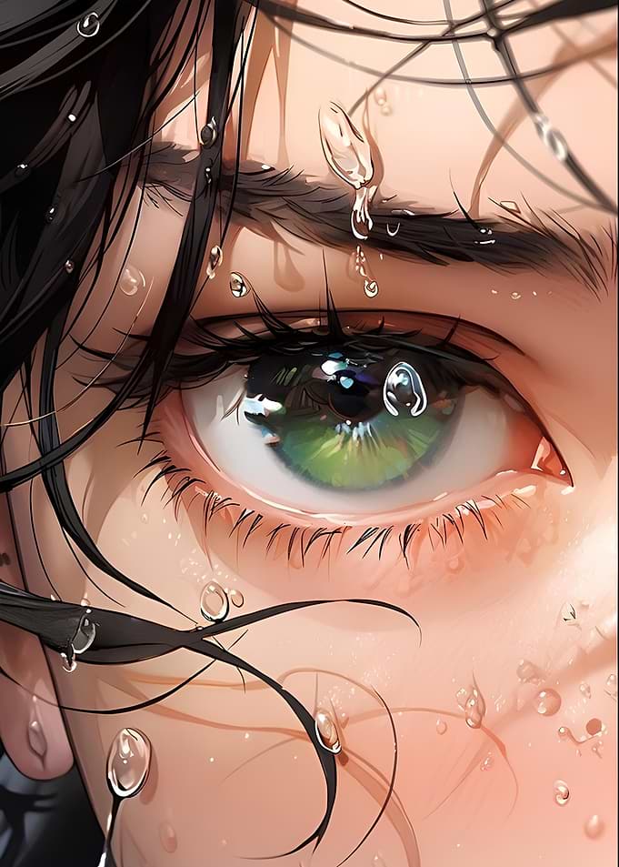 Close-up of a Green Eye