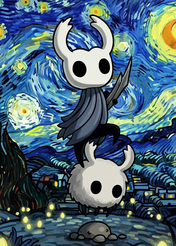 Hollow Knight Starry Night Mashup