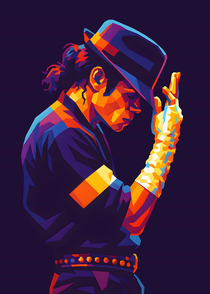 Michael Jackson Pop Art Portrait