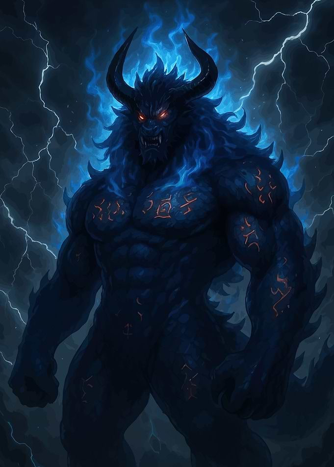Demon Horns Lightning