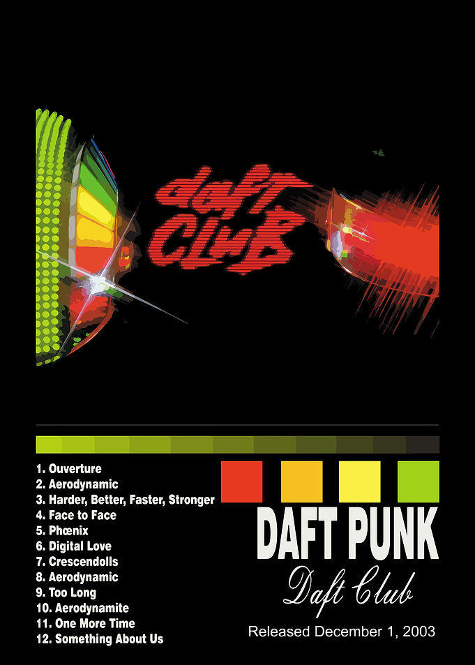 Daft Punk Daft Club Album Art