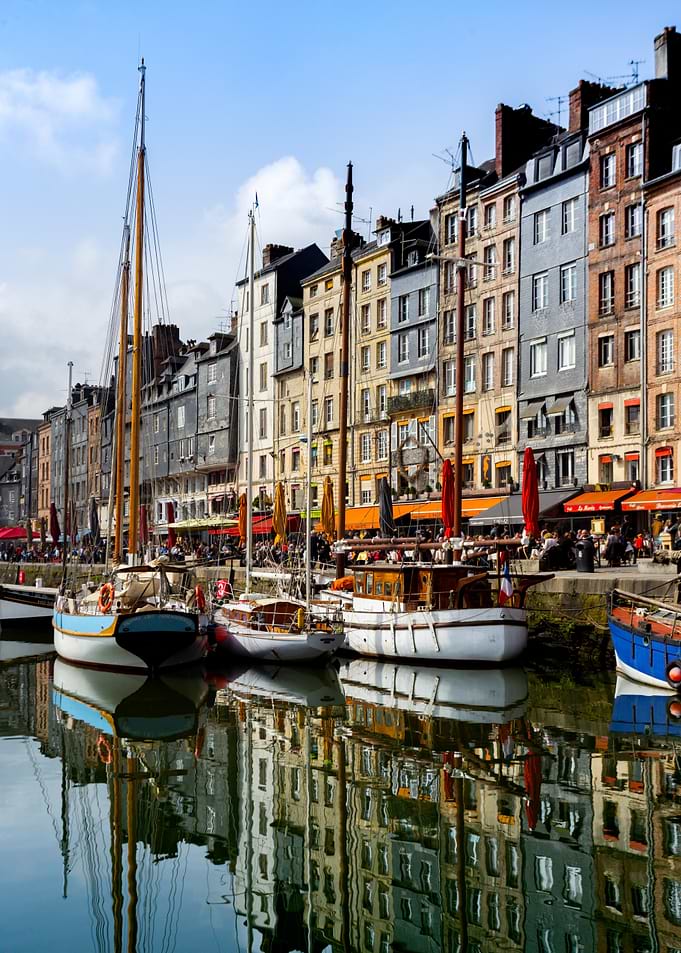 Honfleur Harbor, France