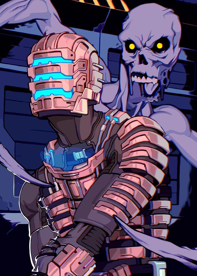 Dead Space Isaac Clarke Necromorph Encounter