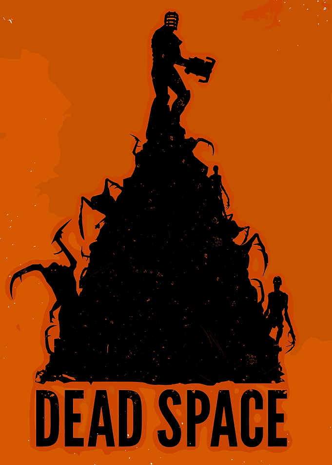 Dead Space Silhouette Poster