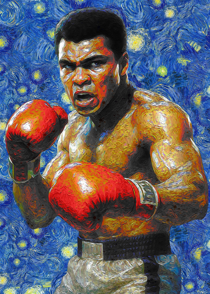 Muhammad Ali Boxing Art