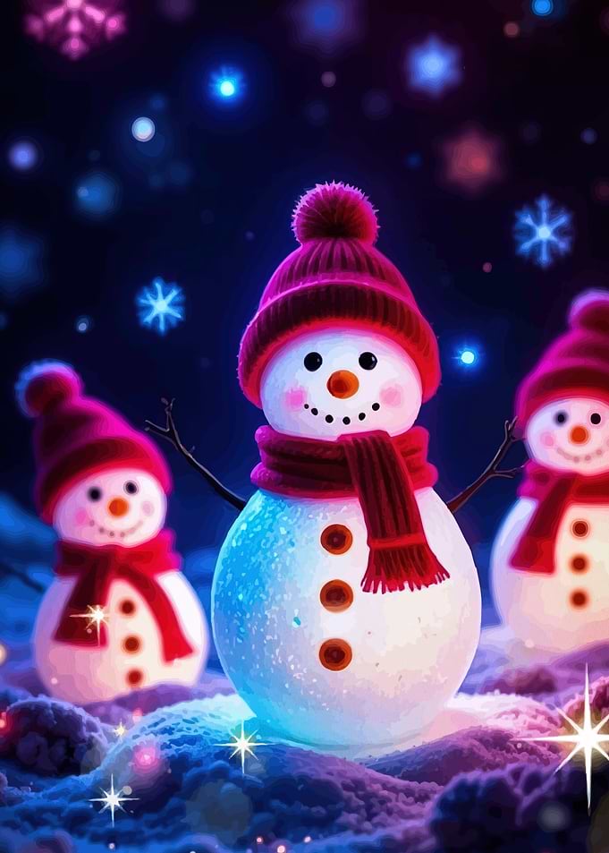 Festive Snowmen Accessories